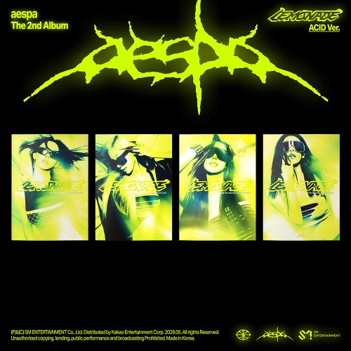Pre-order Aespa The 2nd Album 'LEMONADE' (ACID Ver.)