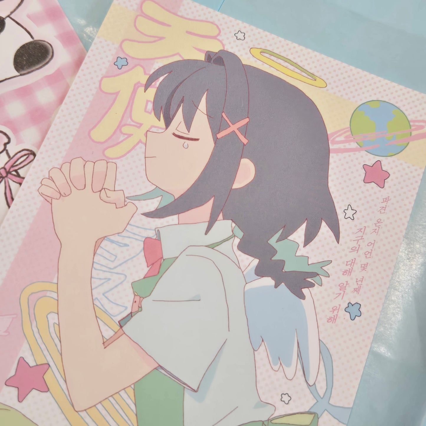 Yurikeemyurii Praying Angel Postcard