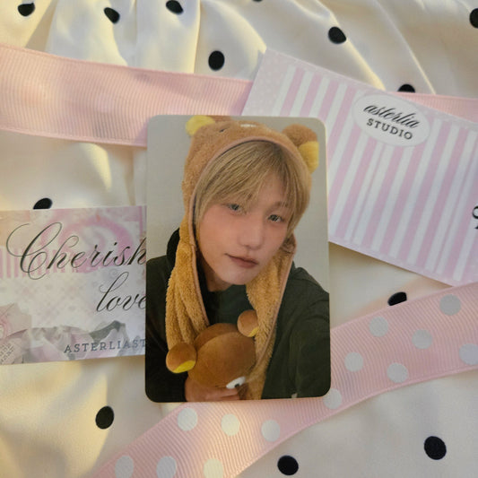 P1Harmony DUH Jongseob Hello Live Fan Sign Photocard