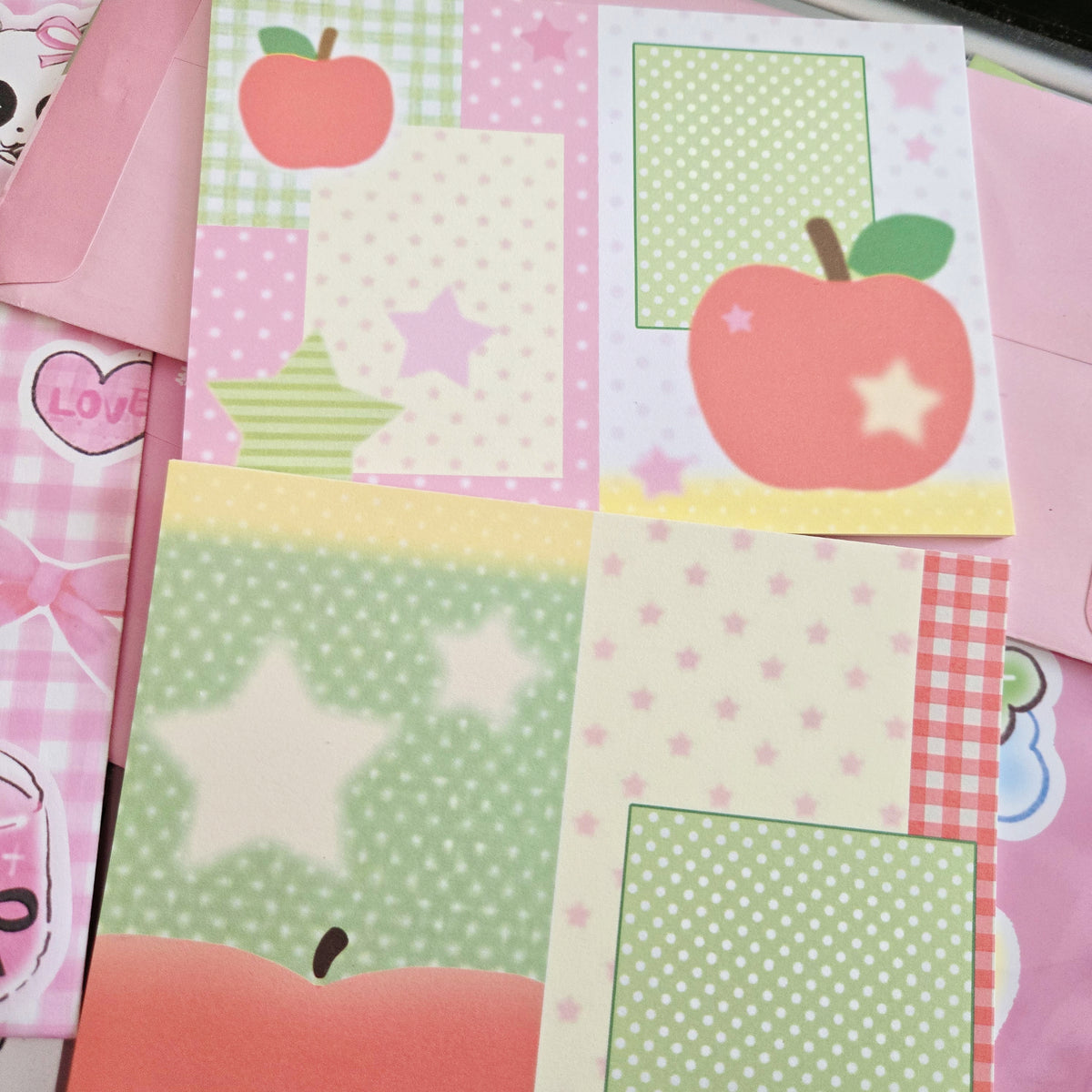 Pink Rue Patchwork Memo Pad (2 vars)