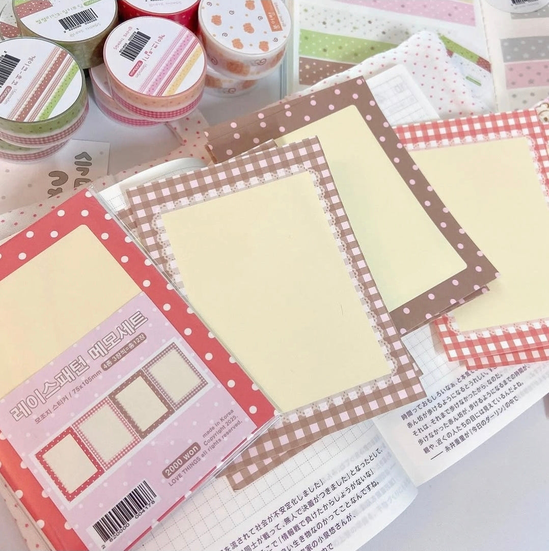 Love Things Red Lace Memoji Sticker Set