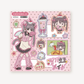Earth Attack Strawberry Choco Maid Sticker