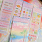 Pearly Button Summer Stickers Set