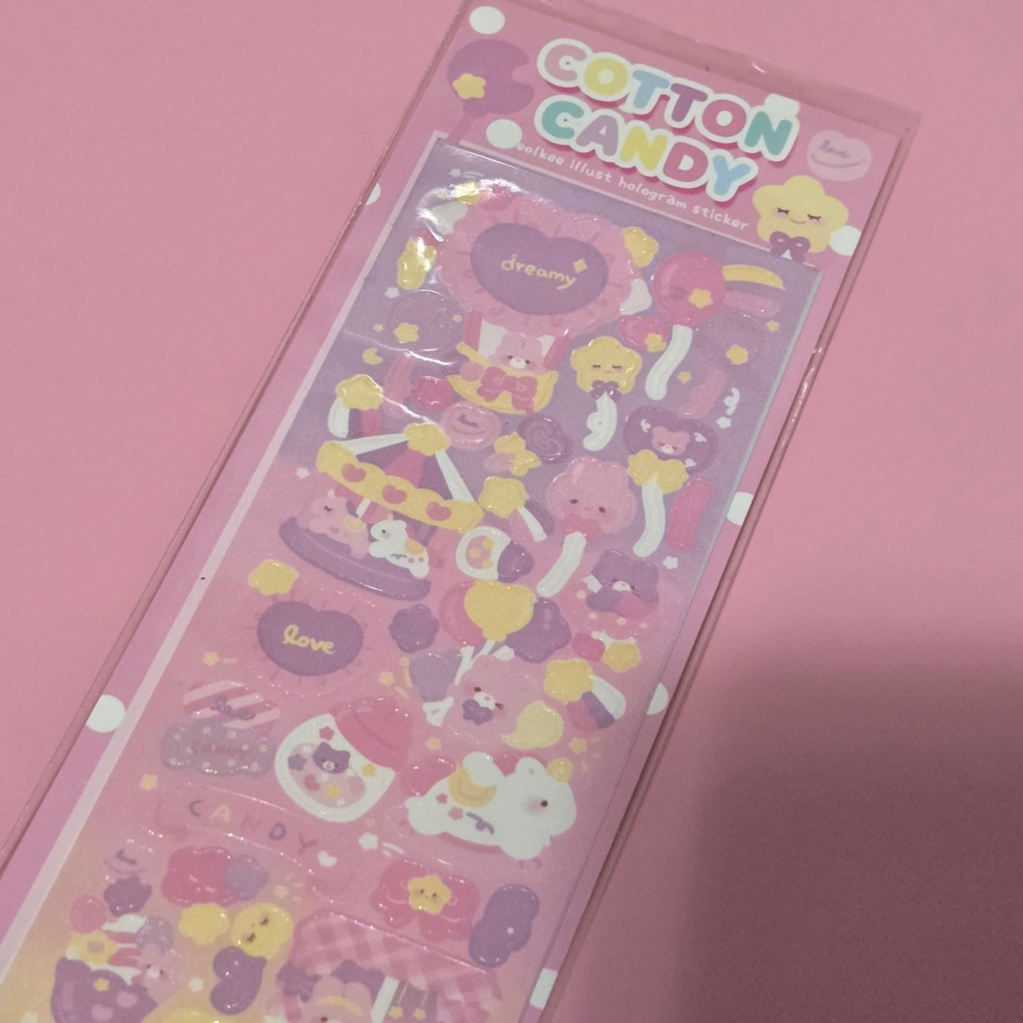 Seolkee Ilust. Cotton Candy Seal Sticker