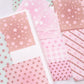 Pearly Button Mixed Pattern Memo Paper Set