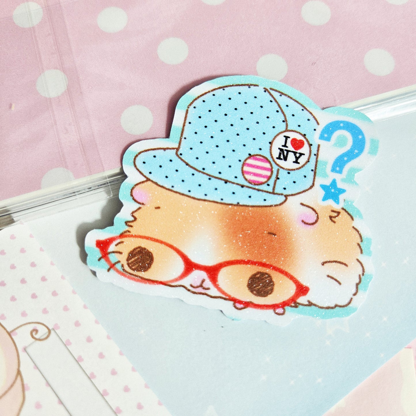 Happy Nyang Day Bright Friends Die-Cut Sticker (4 vars)