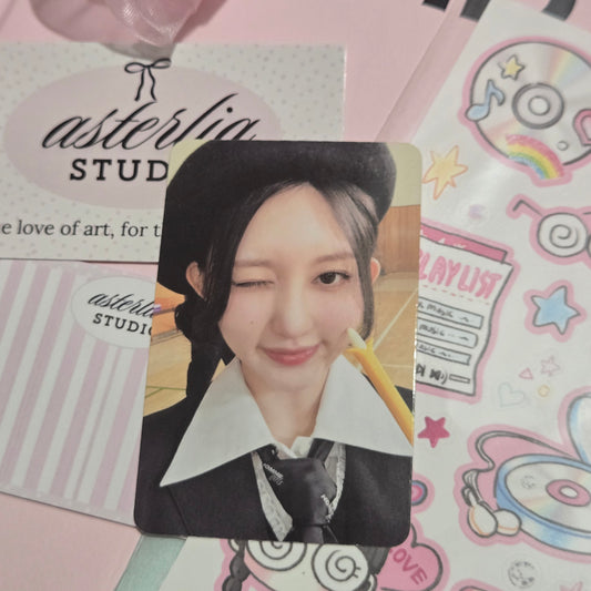 IVE Gaeul Secret Soundwave Fan Sign Photocard