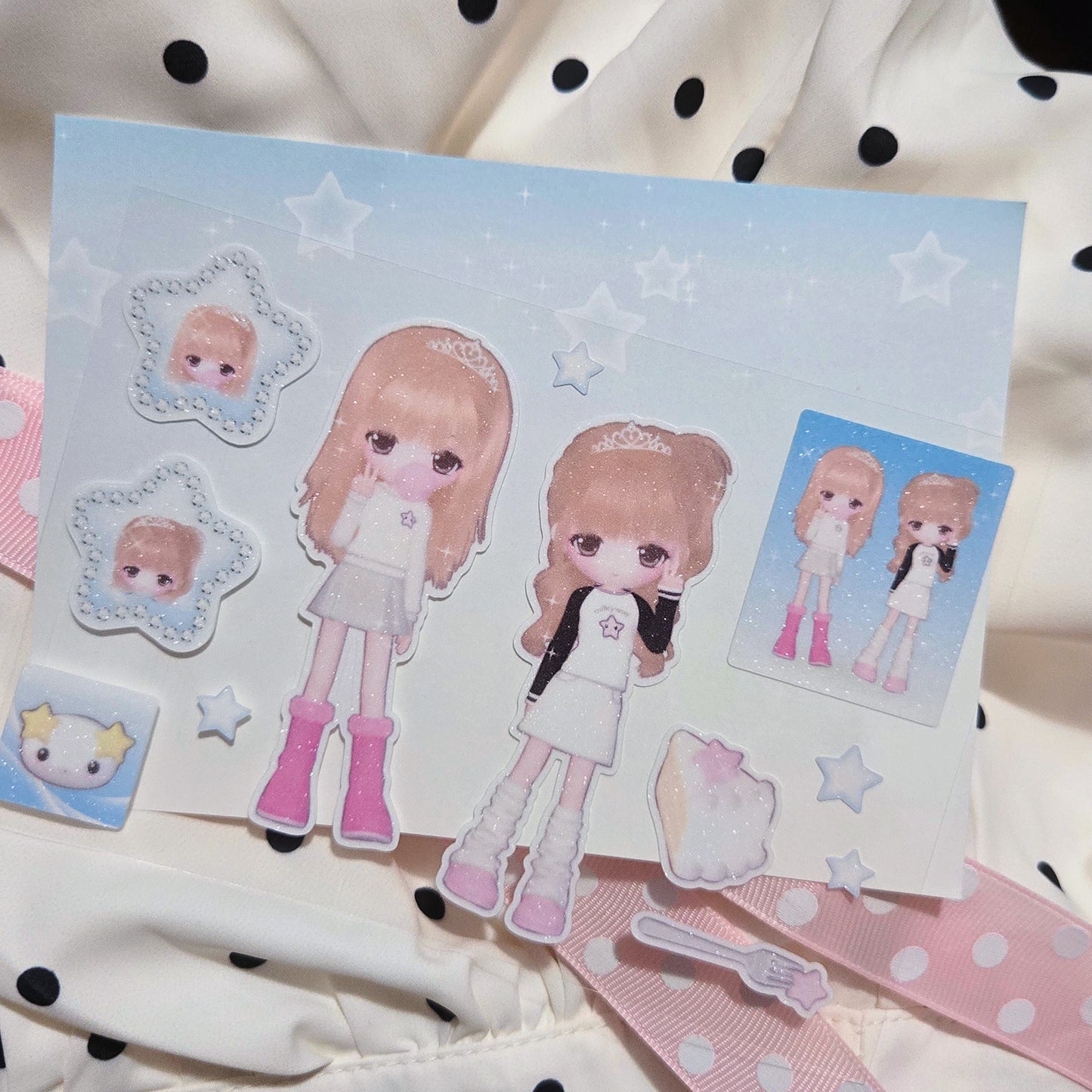 Coral Tree MilkyWay Princess Sticker Sheet