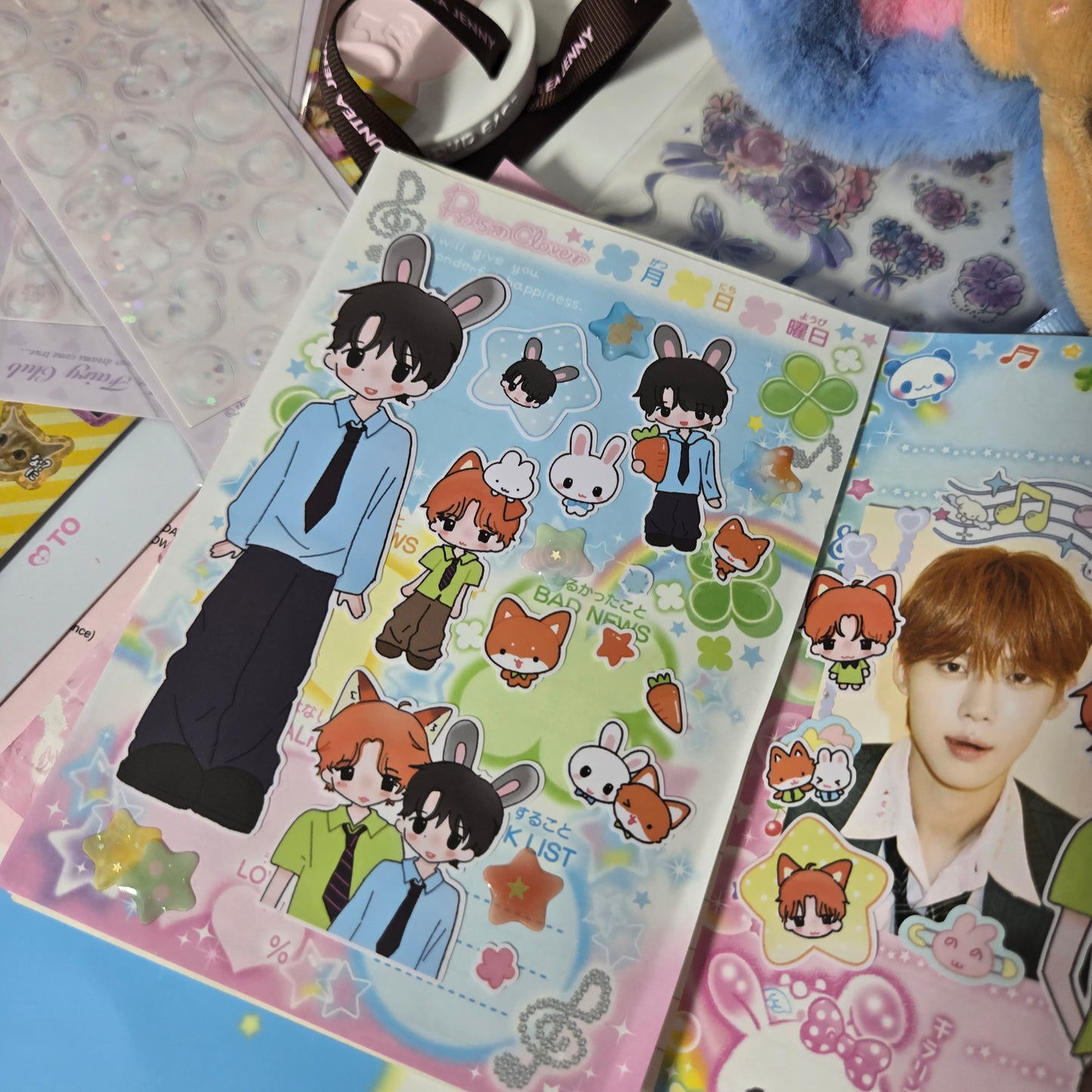 Asterlia Studio Fox and Bunny Sticker