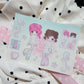 Coral Tree Elegant Winter White Sticker Sheet