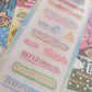 Pearly Button Summer Talk Talk Sticker