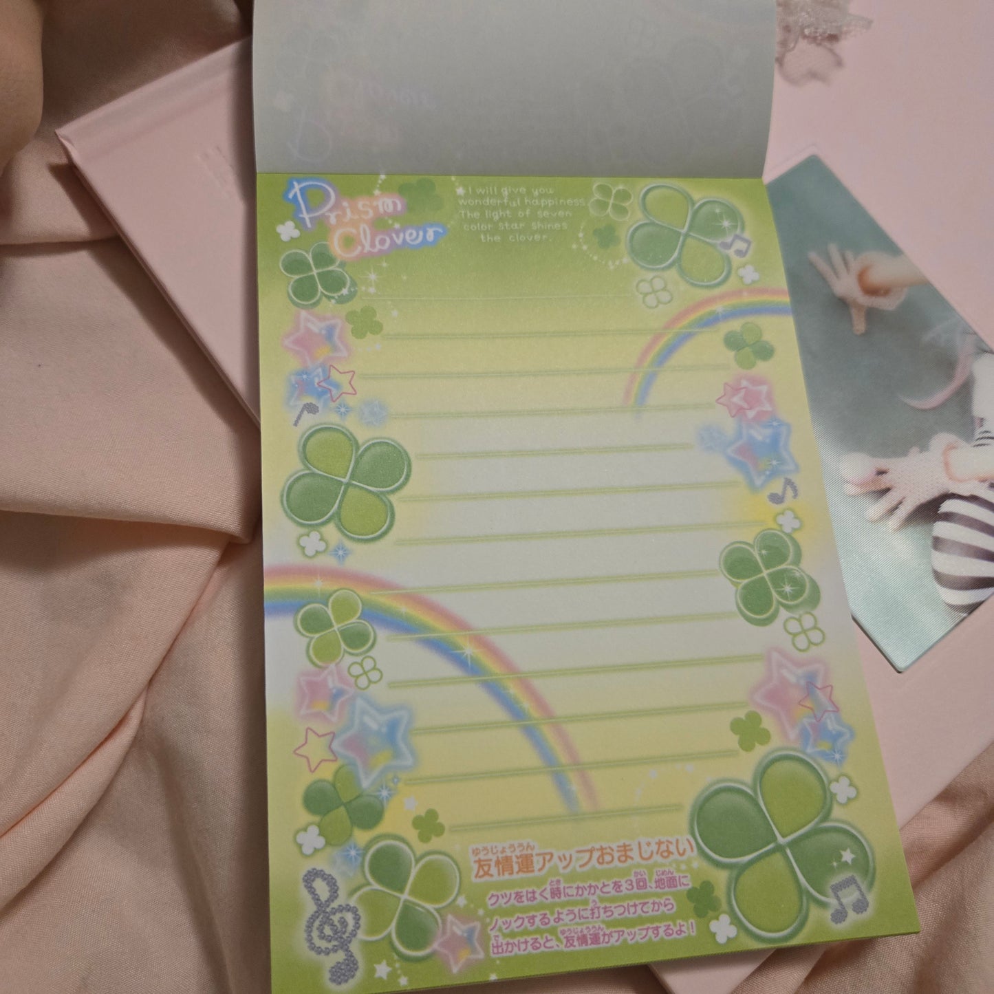 Q-LIA Clover Heisei Retro Memo Pad
