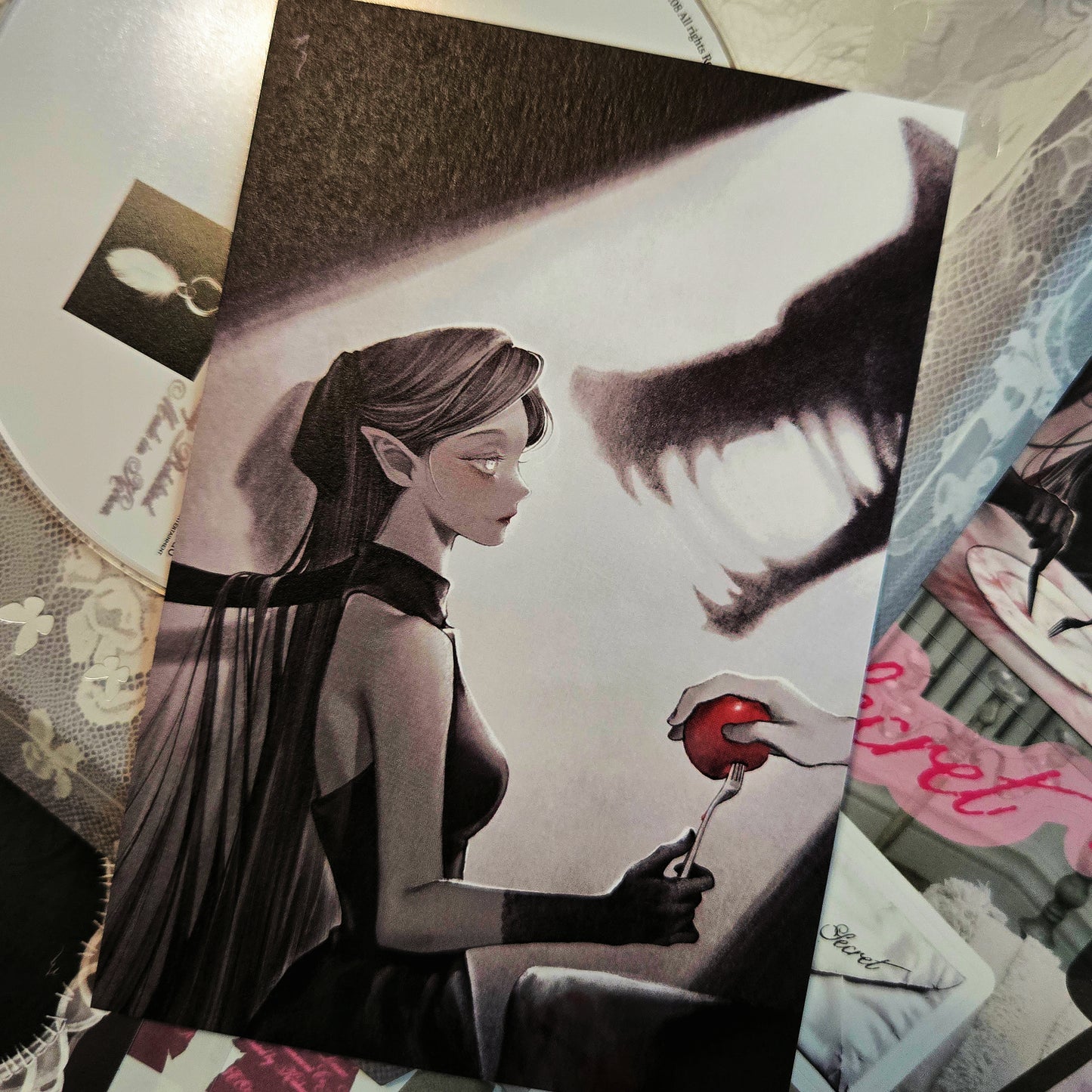 Dawnitive.Wave Hands that Feed You Postcard