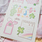 Pink Rue Music Note Memo Sticker