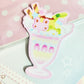 Happy Nyang Day Sweet Fruit Die-Cut Sticker (3 vars)