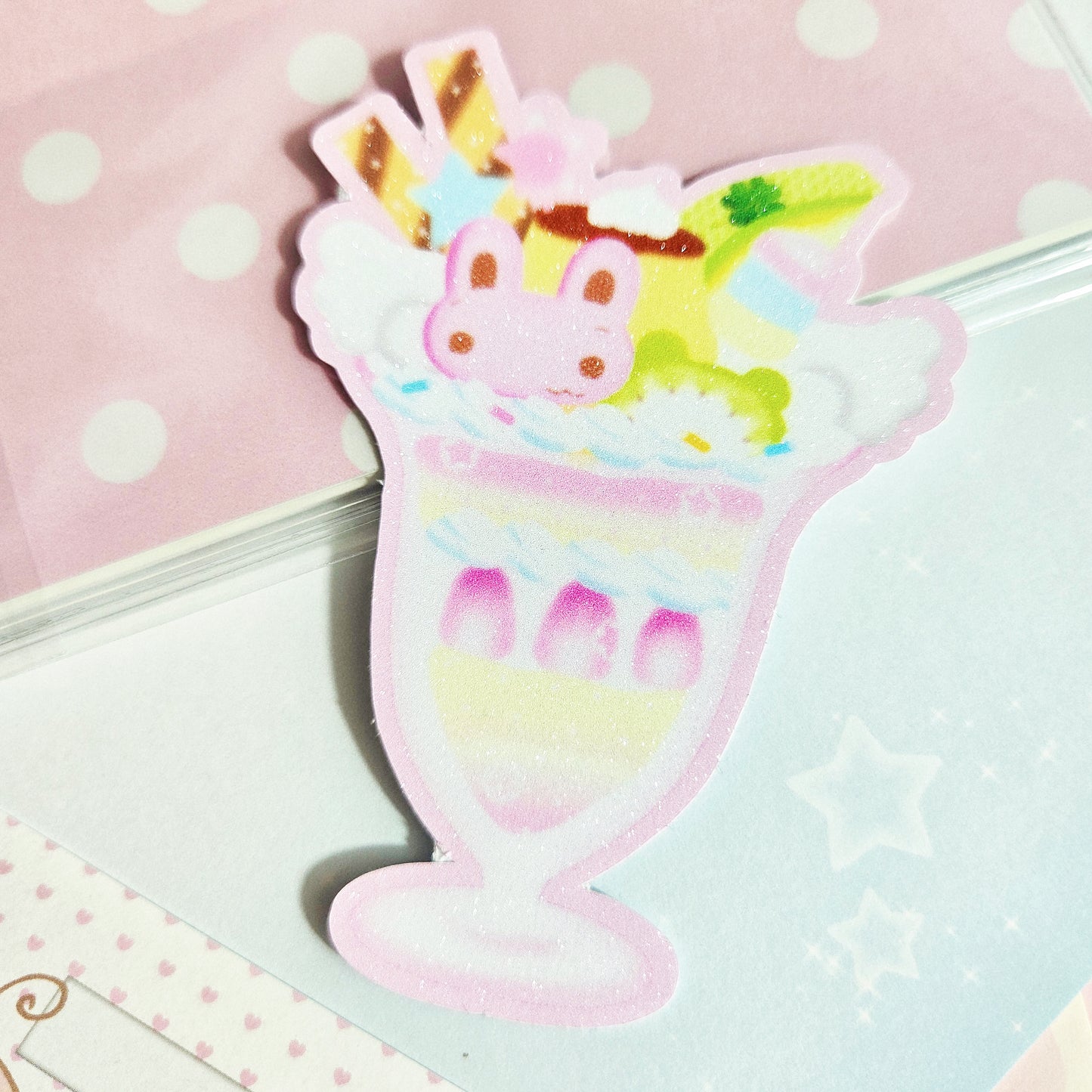 Happy Nyang Day Sweet Fruit Die-Cut Sticker (3 vars)
