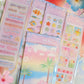 Pearly Button Summer Stickers Set