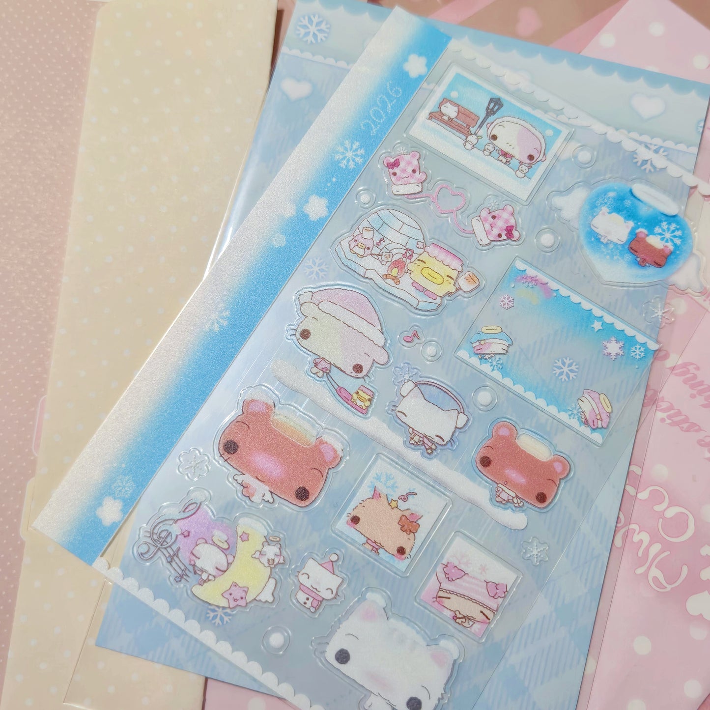 Happy Nyang Day Sweet Winter Blues Sticker