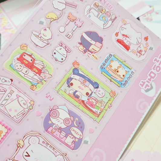 Happy Nyang Day Late Night Snack Sticker