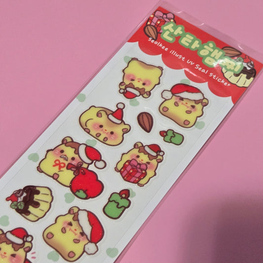 Seolkee Ilust. Christmas UV Seal Sticker