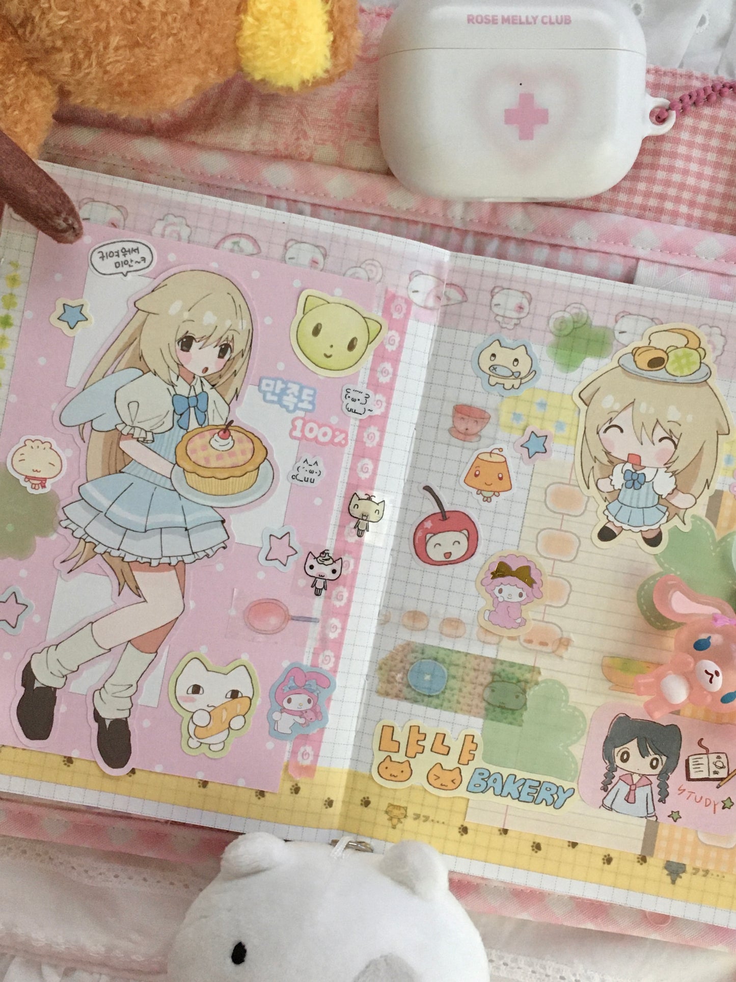 Earth Attack Angel Bakery Sticker