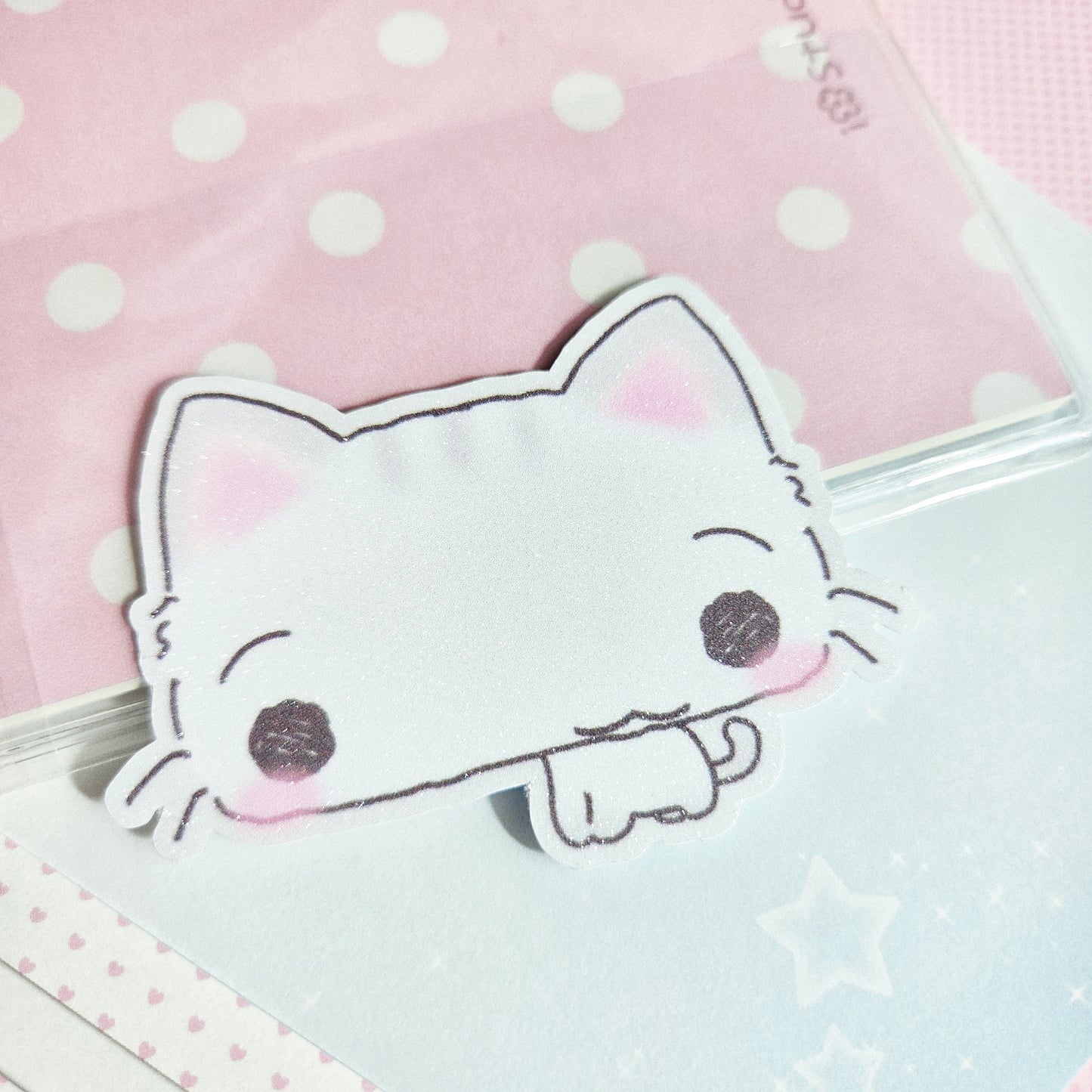 Happy Nyang Day Bright Friends Die-Cut Sticker (4 vars)