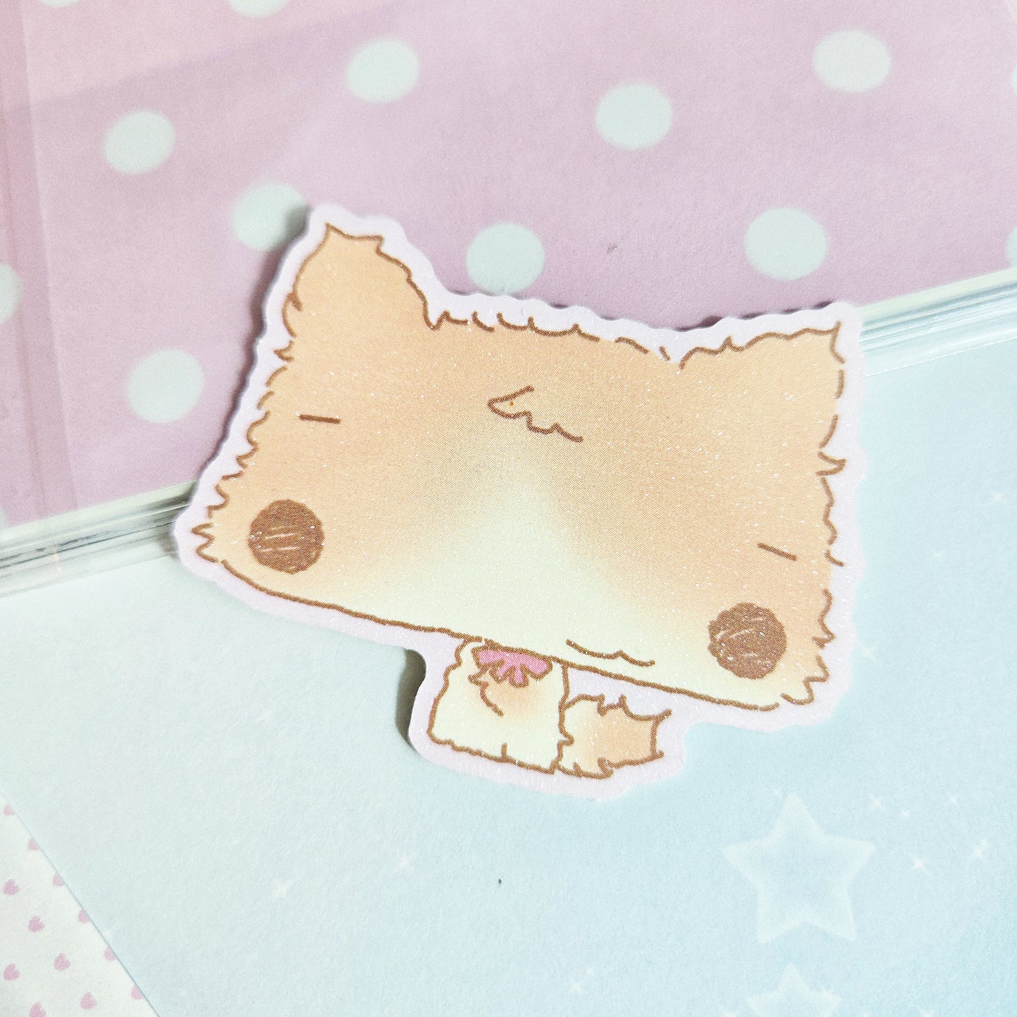 Happy Nyang Day Chill Die-Cut Sticker (3 vars)