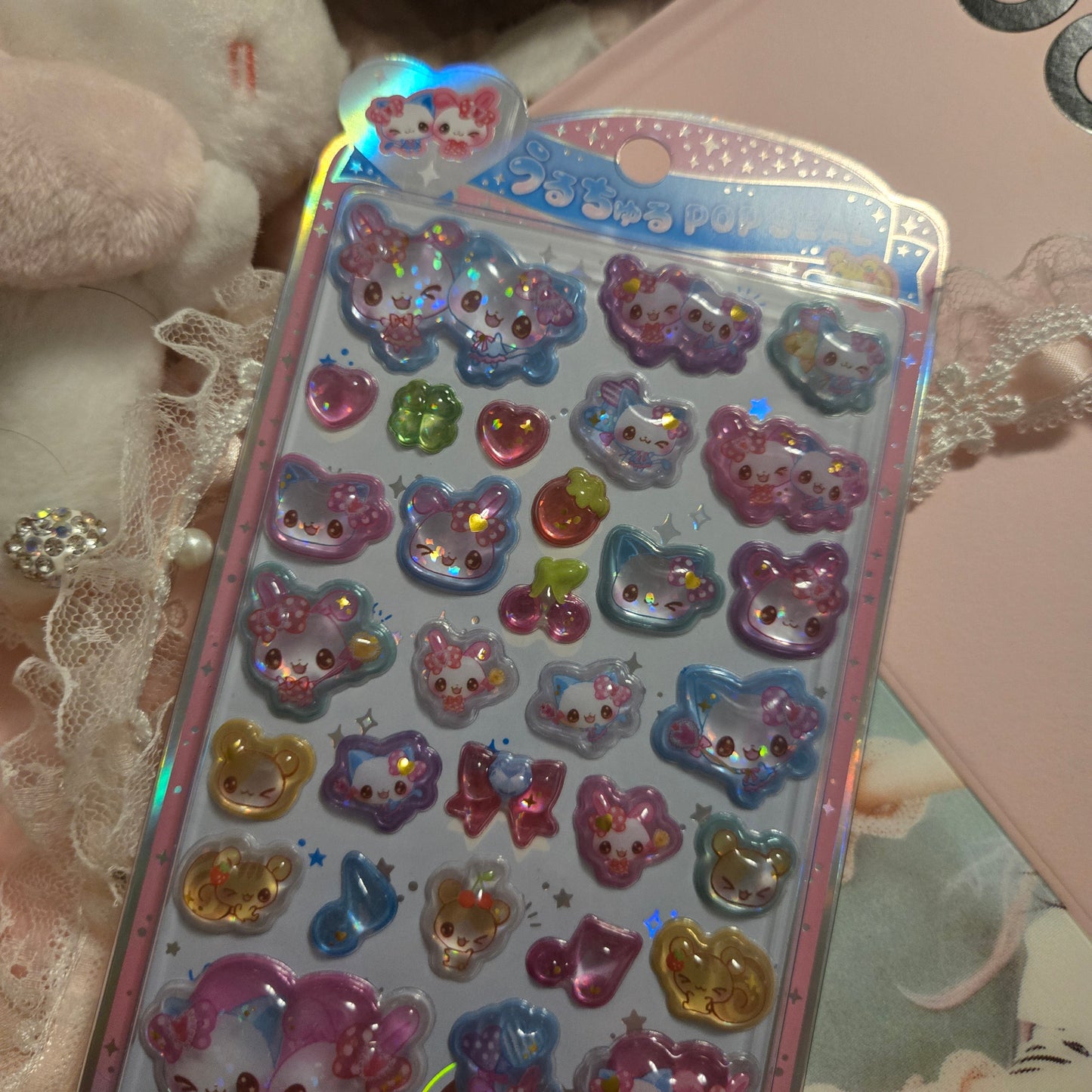 Crux Heisei Retro Magical Rabi-chan Pop 3-D Sticker