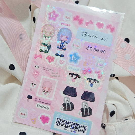 Coral Tree Summer Teen Sticker Sheet