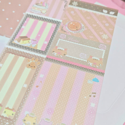 Happy Nyang Day Warm Cafe Memo Sticker