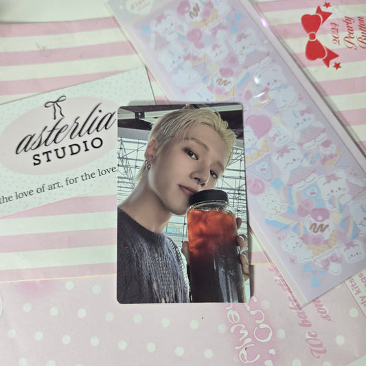 Ateez-Wooyoung Tea VER Golden Hour PT 3 Photocard