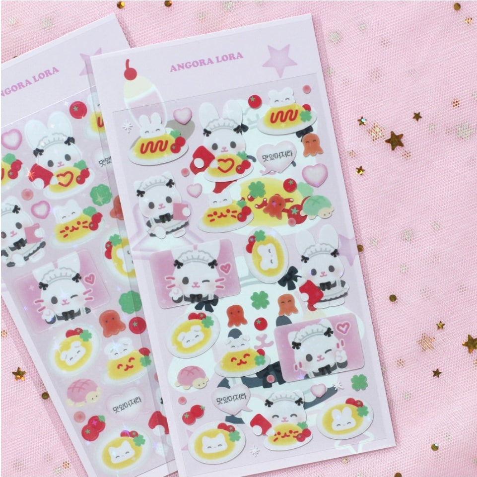 Angora lora snacks sticker [3 vars]