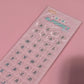 Manta Box Heart ABC clear sticker