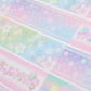 Pearly Button Milky Star Powder Masking Tape