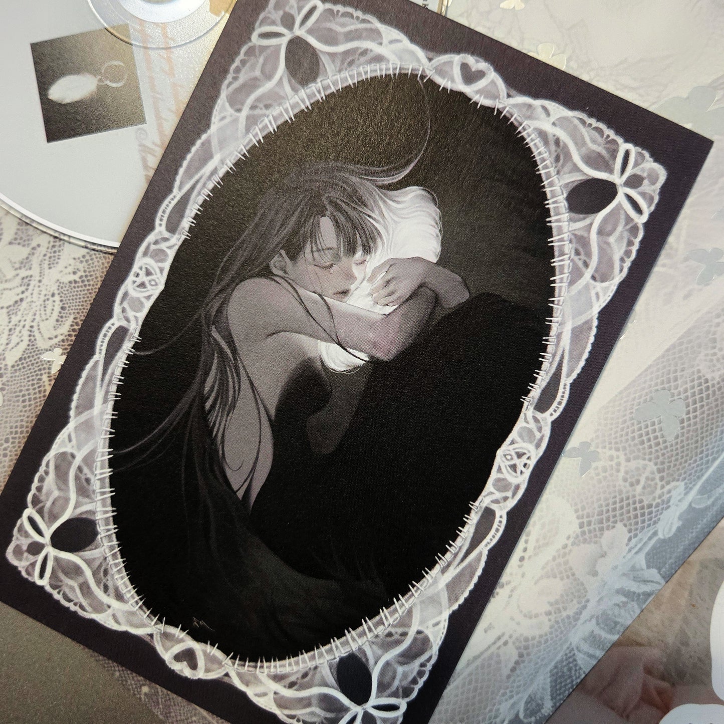 Dawnitive.Wave Warm Moonlight Postcard