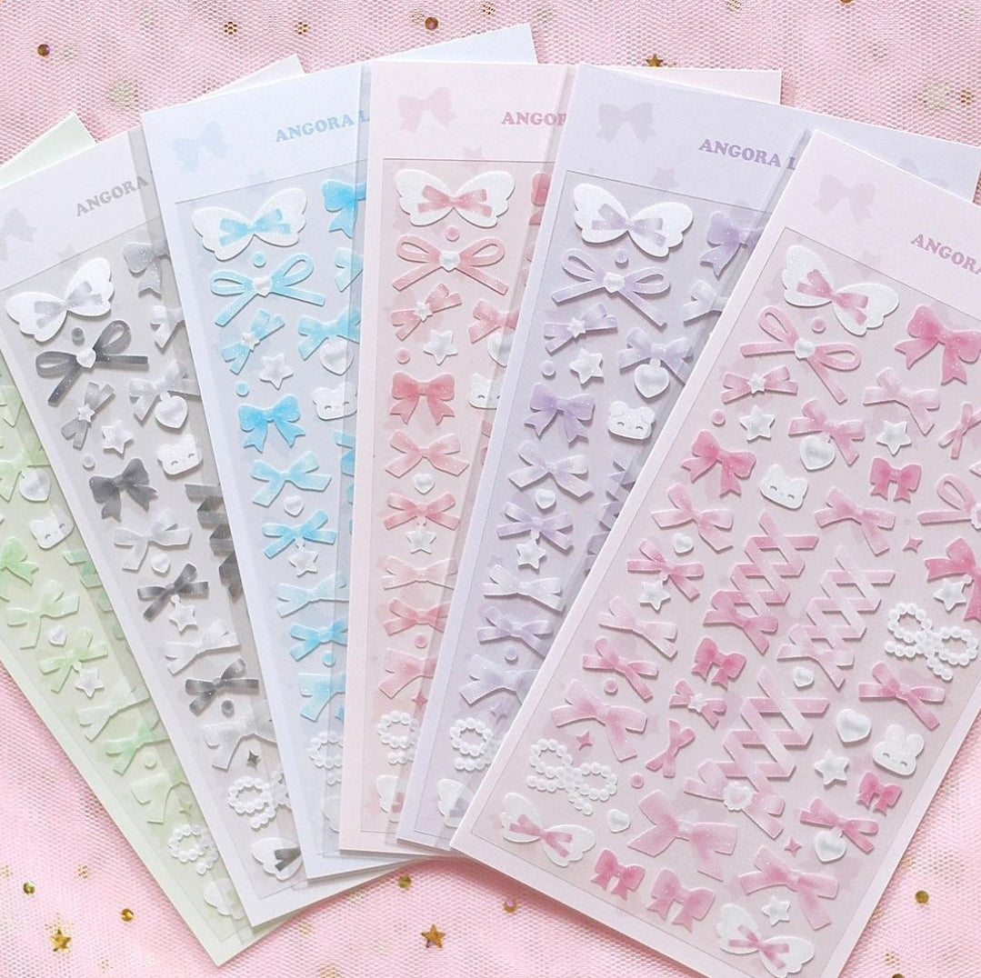 Angora lora Romantic Ribbon Sticker [6 vars]