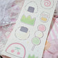 Pink Rue Japanese Food Memo Sticker