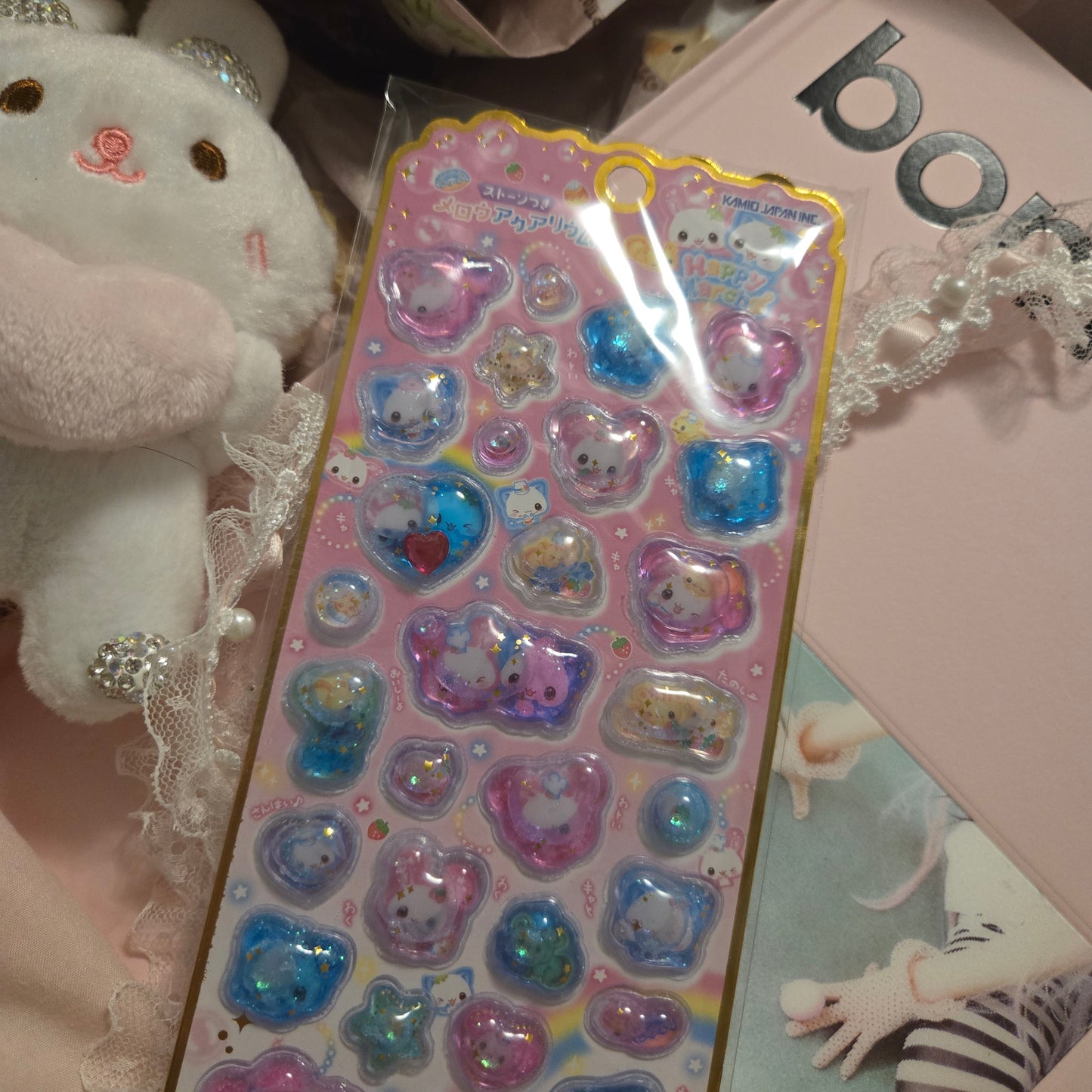 Kamio Water Happy March Heisei Retro Water Sticker