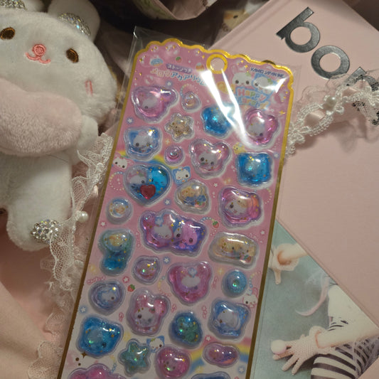 Kamio Water Happy March Heisei Retro Water Sticker