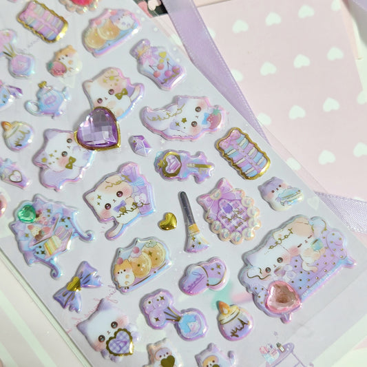Q-LIA Airy Tutu Aurora Gem Sticker