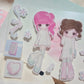 Coral Tree Elegant Winter White Sticker Sheet