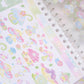 Pearly Button Aurora Fairy Mushroom Kiss-cut Tape