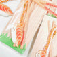 Pearly Button Salmon Sushi Keyring
