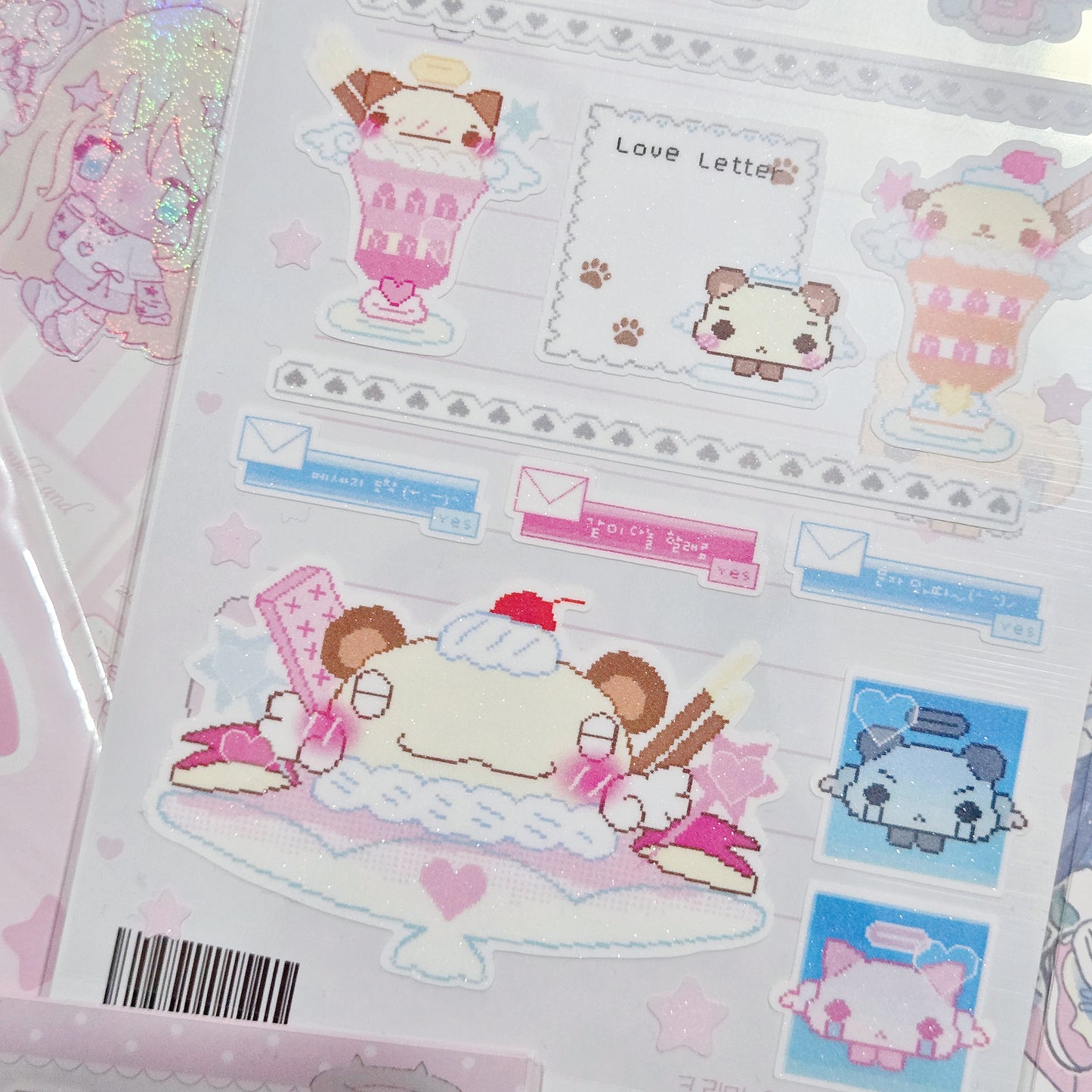 Happy Nyang Day Creamy Angel Sticker