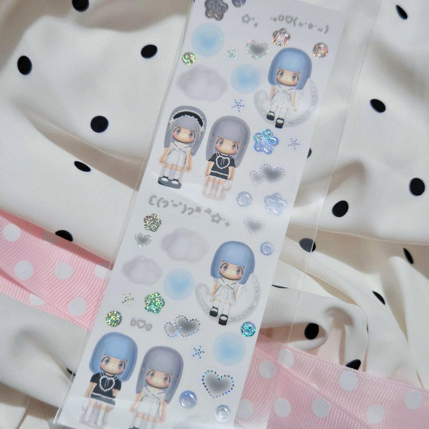 Coral Tree Baby Doll Ver Blue  Sticker Sheet