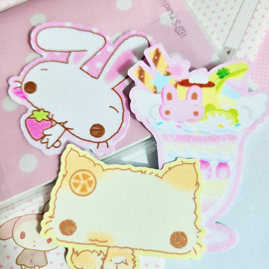 Happy Nyang Day Sweet Fruit Die-Cut Sticker (3 vars)