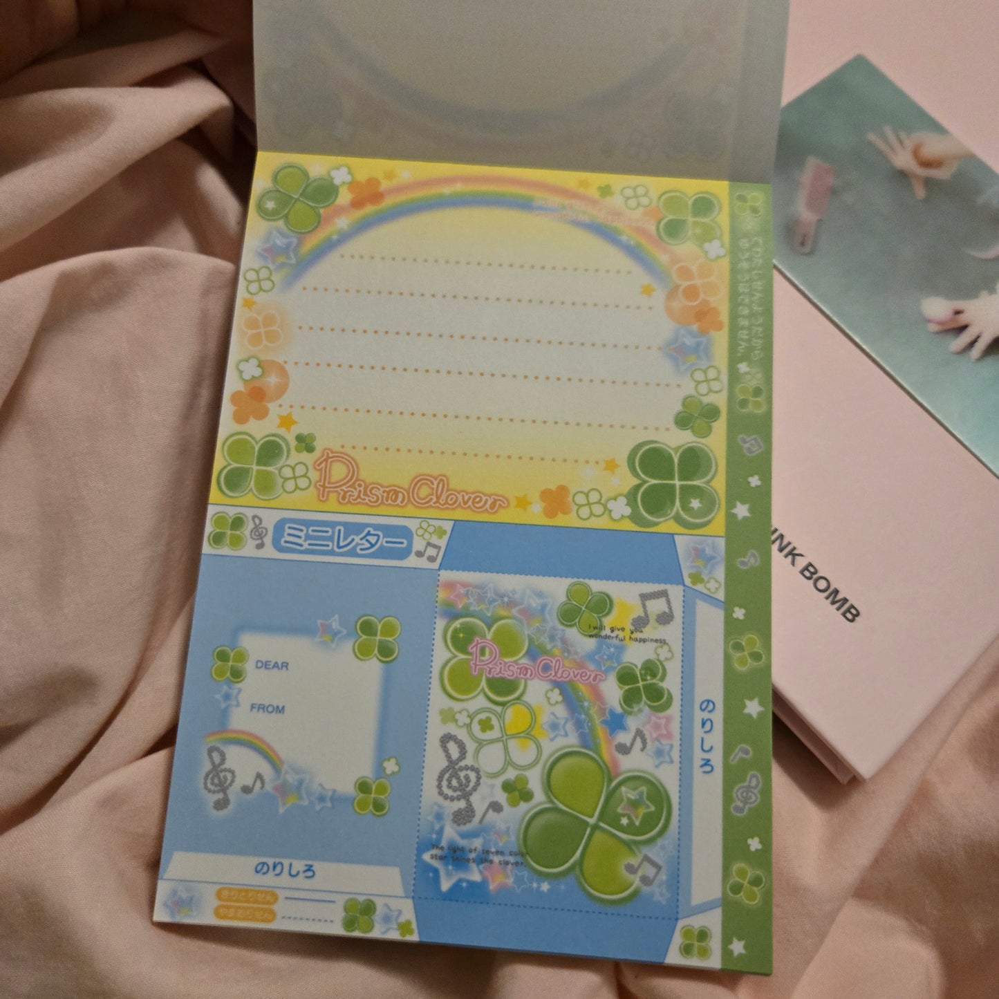 Q-LIA Clover Heisei Retro Memo Pad