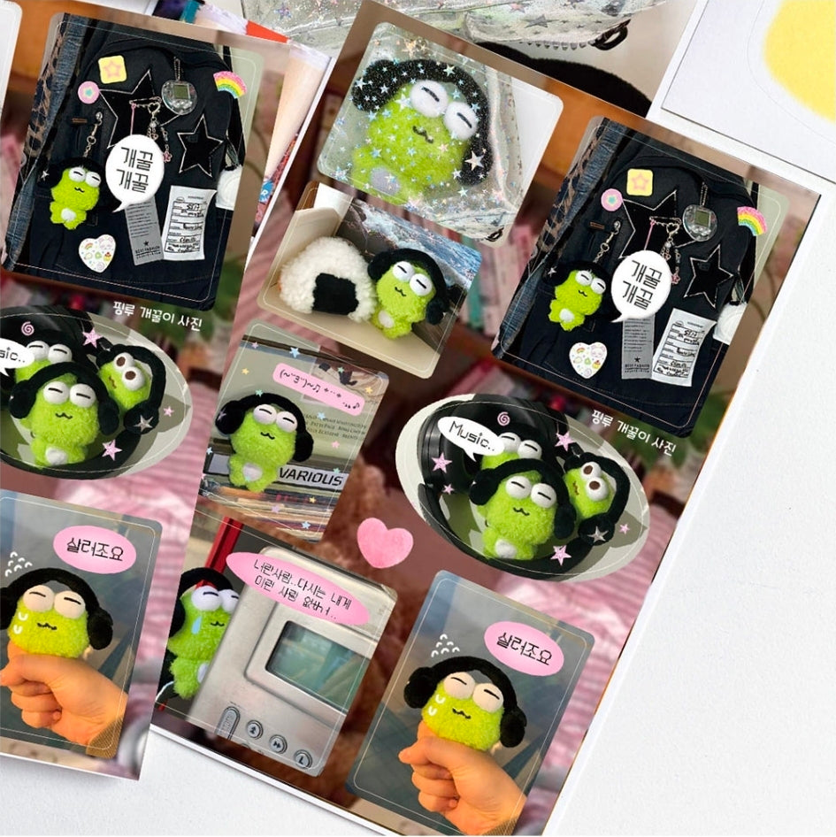 Pink Rue Otaku Daily Life Sticker Set