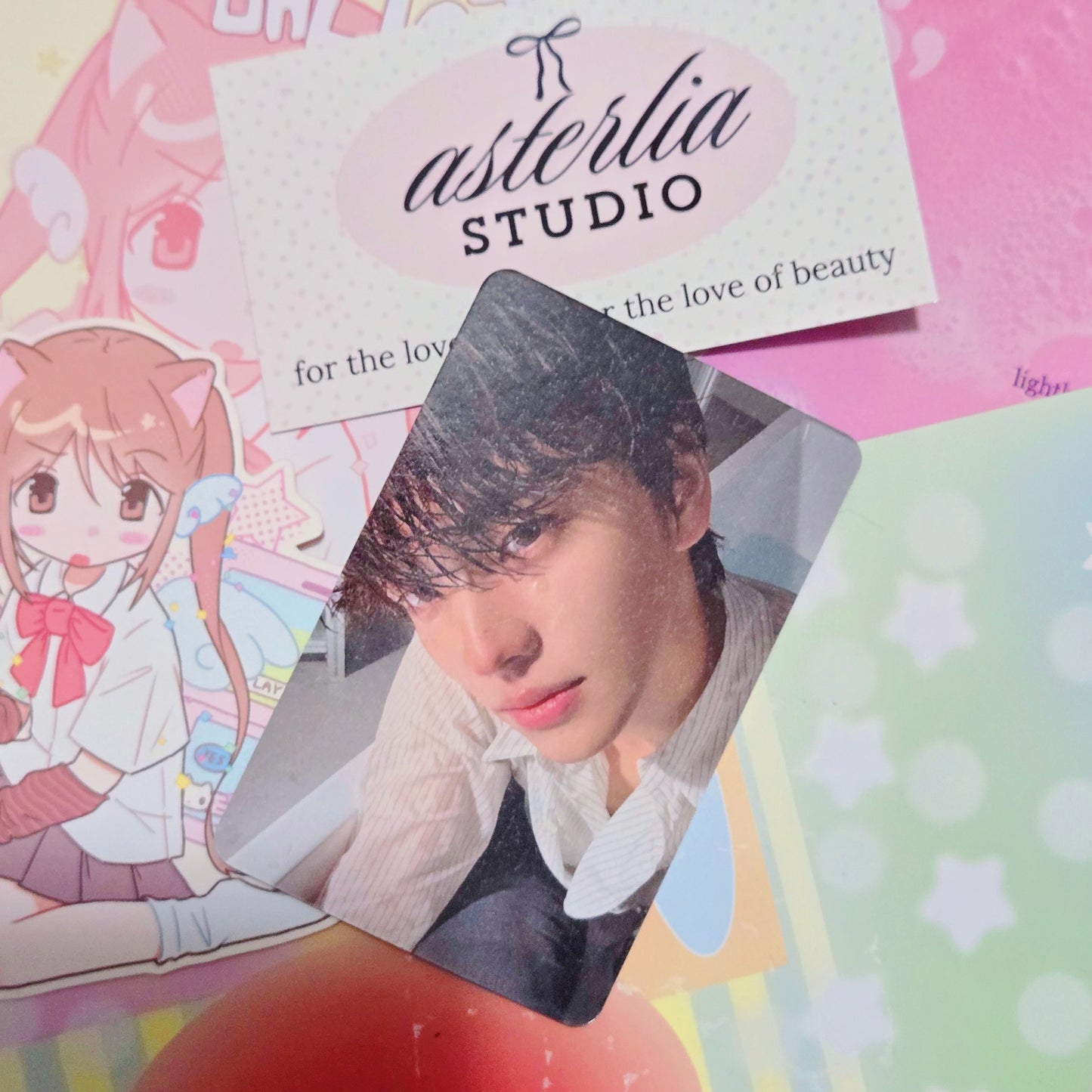 TWS Shinyu Play Hard Apple Music Pre-order Photocard