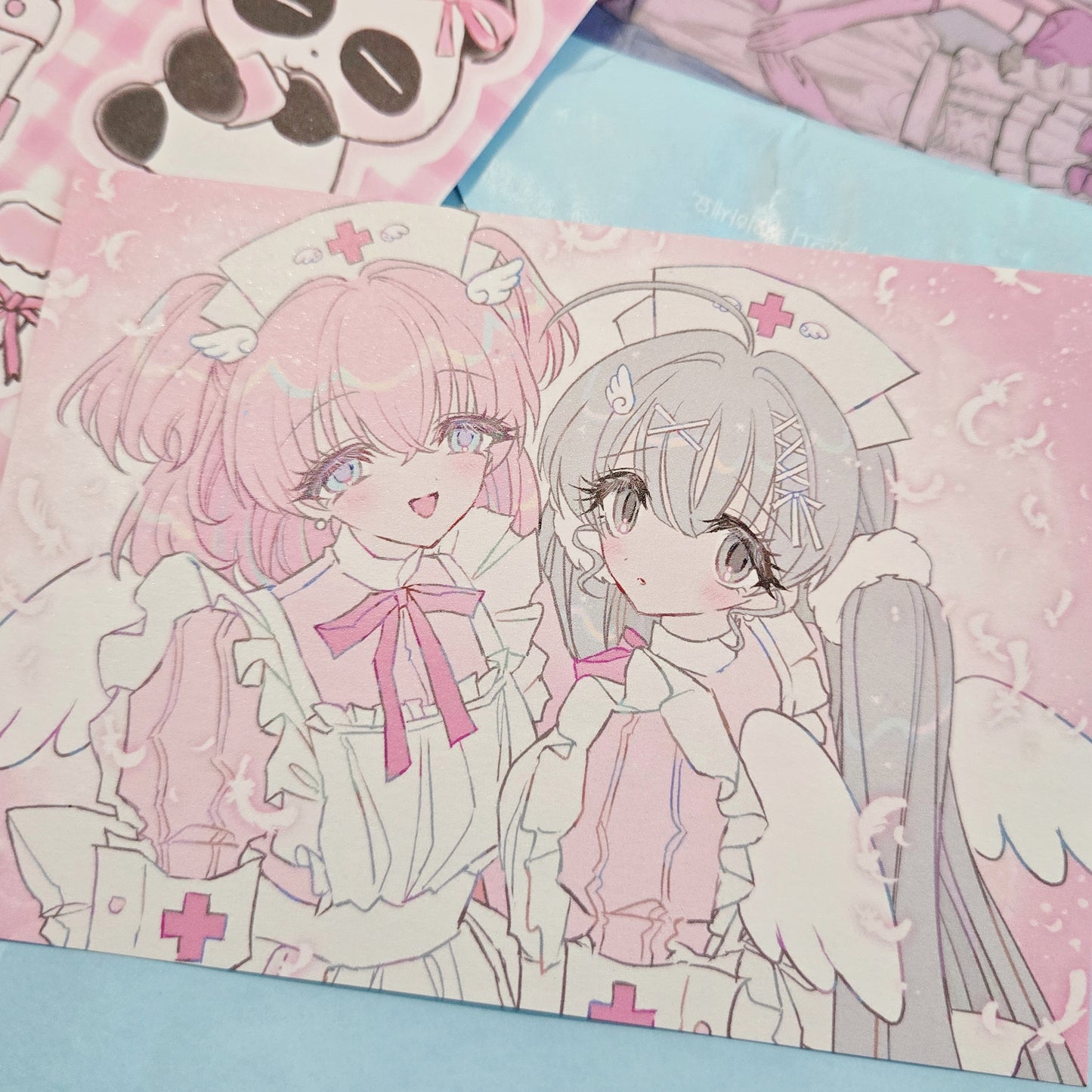 Bungbungkanatch Angelic Nurse Duo Postcard